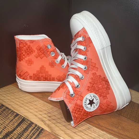 Converse Shoes - New Women’s Converse Platform CTAS Sneakers Mantra Orange Various Sizes